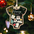 Baby 1st Christmas Ornament, Personalized Baby's First Christmas Ornament, Custom New Baby Gift CF64 - Kindlytoys