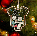 Baby 1st Christmas Ornament, Personalized Baby's First Christmas Ornament, Custom New Baby Gift CF64 - Kindlytoys