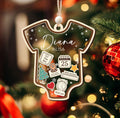 Baby 1st Christmas Ornament, Personalized Baby's First Christmas Ornament, Custom New Baby Gift CF64 - Kindlytoys