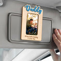 Custom Dad Photo Car Visor Clip, Father's Day Gift, Personalized Picture Frame, Gift for Papa dad Grandpa, Custom Visor Clip CV05 - Kindlytoys