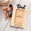 Custom Dad Photo Car Visor Clip, Father's Day Gift, Personalized Picture Frame, Gift for Papa dad Grandpa, Custom Visor Clip CV05 - Kindlytoys