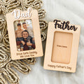 Custom Dad Photo Car Visor Clip, Father's Day Gift, Personalized Picture Frame, Gift for Papa dad Grandpa, Custom Visor Clip CV05 - Kindlytoys