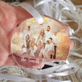 Custom Family Photo Ornament, Personalized Family Ornament with Christmas Tree AV03-13 - Kindlytoys