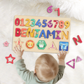 Montessori Toys For Babies, Developmental Toys for 1 Year Old, Personalized Wooden Toy NP51 - Kindlytoys