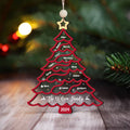 Personalized Christmas Family Names Tree Ornament, Christmas Tree Name Ornament CF49 - Kindlytoys