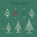 Personalized Christmas Family Names Tree Ornament, Christmas Tree Name Ornament CF49 - Kindlytoys