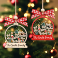 Personalized Family Christmas Ornaments, Custom Family Names Christmas Tree Decorations CF220 - Kindlytoys