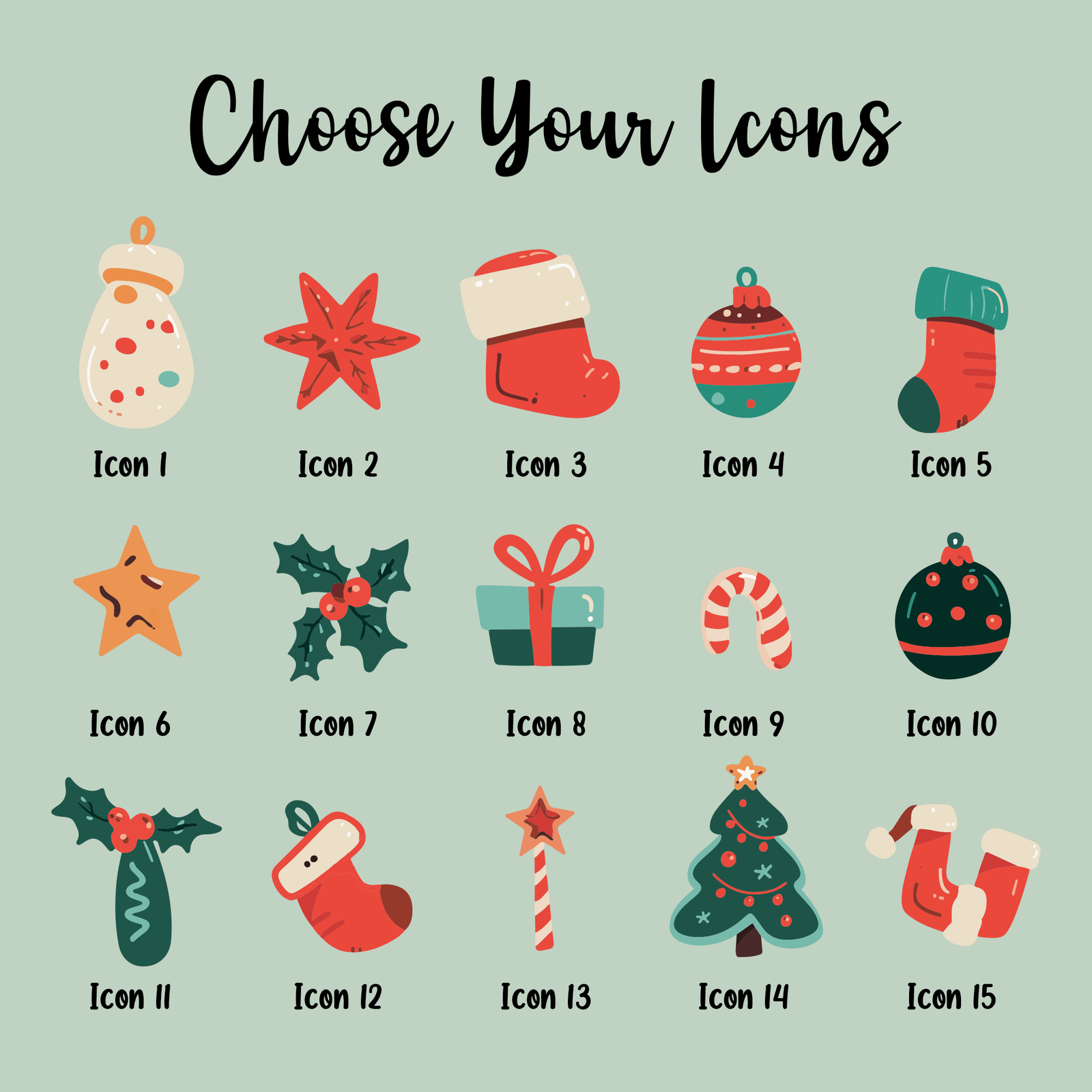 Personalized Family Christmas Ornaments, Custom Family Names Christmas Tree Decorations CF220 - Kindlytoys