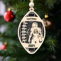 Personalized Football Christmas Ornament, Christmas Gift for Football Team, CF914 - Kindlytoys