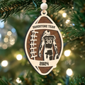 Personalized Football Christmas Ornament, Christmas Gift for Football Team, CF914 - Kindlytoys