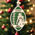 Personalized Football Christmas Ornament, Christmas Gift for Football Team, CF914 - Kindlytoys
