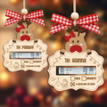 Personalized Good Mix Of Both Money Holder Ornament, Cute Reindeer Money Holder MH42 - Kindlytoys