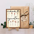 Personalized Grandma's Garden Vintage Sign,