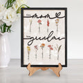 Personalized Grandma's Garden Vintage Sign,
