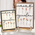 Personalized Grandma's Garden Vintage Sign,