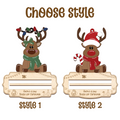Personalized Here’s A Few Bucks for Christmas Money Holder, Reindeer Money Holder For Kids MH47 - Kindlytoys