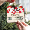 Personalized Money Holder, Custom Christmas money holder, Personalized Name Tag CF118 - Kindlytoys