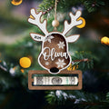 Personalized Reindeer Money Holder Christmas Ornament, Tree Christmas Gifts KT05 - Kindlytoys