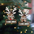 Personalized Reindeer Money Holder Christmas Ornament, Tree Christmas Gifts KT05 - Kindlytoys