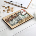 Personalized Santa Christmas Money Holder, Family Christmas Gift, Christmas Stocking Stuffer MH02 - Kindlytoys