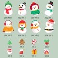 Personalized Snowman Family Christmas Ornament 2024 – Custom 3-Layer Shaker Ornament CF105 - Kindlytoys