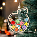 Personalized Teacher Christmas Ornament, 4D Shaker Teacher Gifts, Teacher Ornament, Teacher Appreciation Thank You Gifts KT03 - Kindlytoys