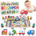 gifts for 3 year olds vehicle name puzzle