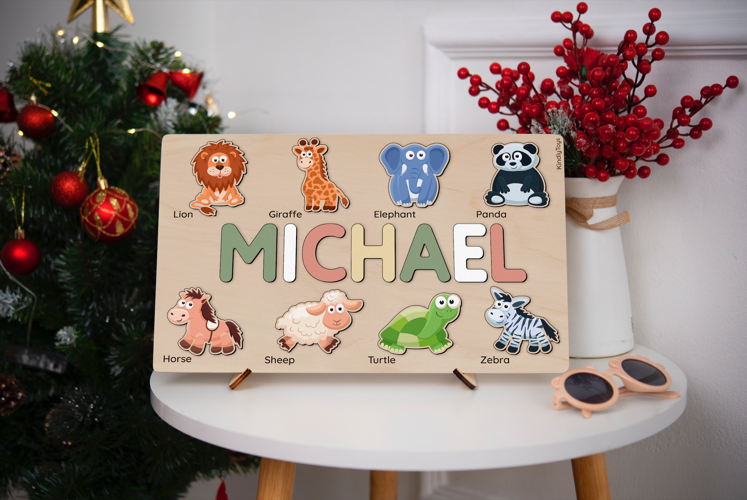 Handmade Wooden Animal Puzzle - Puppy Dog - Personalized - Montessori -  Handmade Wooden Toys and Puzzles for Children – Little Wooden Wonders