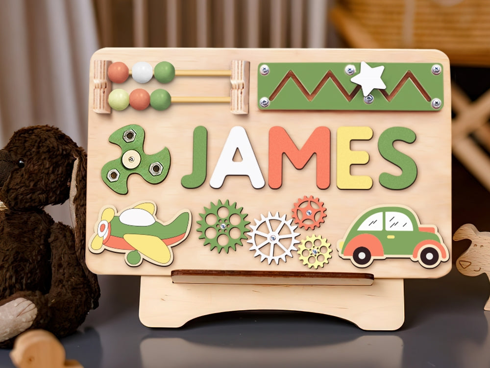 Personalized Name Puzzle - Wooden Montessori Toys | KindlyToys, BB25