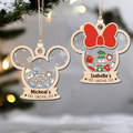 4D Shaked Mickey Minnie Ornament, Baby's First Christmas Ornament CF194 - Kindlytoys