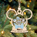 4D Shaked Mickey Minnie Ornament, Baby's First Christmas Ornament CF194 - Kindlytoys