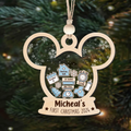 4D Shaked Mickey Minnie Ornament, Baby's First Christmas Ornament CF194 - Kindlytoys