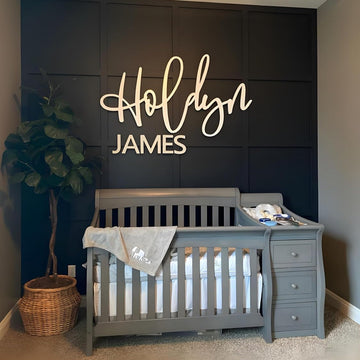 Custom Nursery Name Sign, Baby Shower Gift NA30