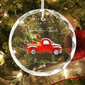 Baby's 1st Christmas Glass Ornament, Personalized Woodland Creatures, Baby Deer Ornament, Holiday Keepsake Ornament, New Baby Gift, 2024 Custom Baby Ornament GX06-13 - Kindlytoys