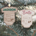 Baby's First Christmas Ornament 2024, Newborn, New Baby Gift CF05 - Kindlytoys