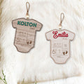 Baby's First Christmas Ornament 2024, Newborn, New Baby Gift CF05 - Kindlytoys