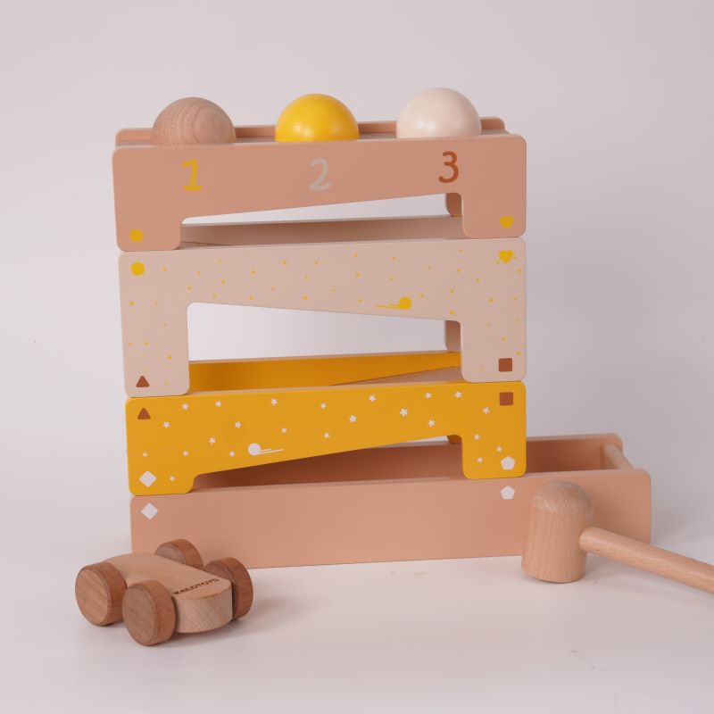 Ball-Pounding Toy Wooden Montessori Toys KL06 - Kindlytoys