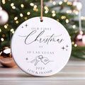 Ceramic New Home Ornament, Personalized First Christmas New Home Ornament CX02-11 - Kindlytoys