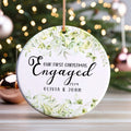 Custom Couple Ornament Gift, Ornament Engagement Gift For Newly Engaged Couple CX03-45 - Kindlytoys