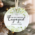 Custom Couple Ornament Gift, Ornament Engagement Gift For Newly Engaged Couple CX03-45 - Kindlytoys