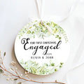 Custom Couple Ornament Gift, Ornament Engagement Gift For Newly Engaged Couple CX03-45 - Kindlytoys
