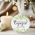 Custom Couple Ornament Gift, Ornament Engagement Gift For Newly Engaged Couple CX03-45 - Kindlytoys