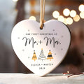 Custom Engaged Ornament, Ornament Engagement Gift For Newly Engaged Couple CY06-04 - Kindlytoys