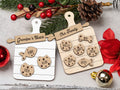 Custom Family Cookie Ornament, Gifts for Grandma Ornament, Family Name Ornament CF133 - Kindlytoys
