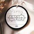 Custom Family Ornament, First Christmas Family Ornament CX01-28 - Kindlytoys