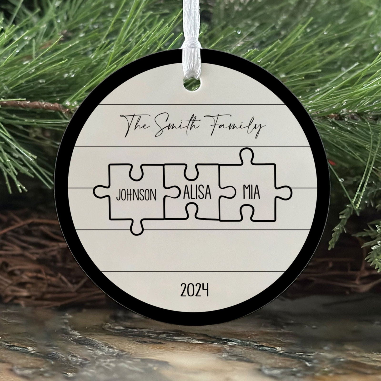 Custom Family Ornament, First Christmas Family Ornament CX01-28 - Kindlytoys
