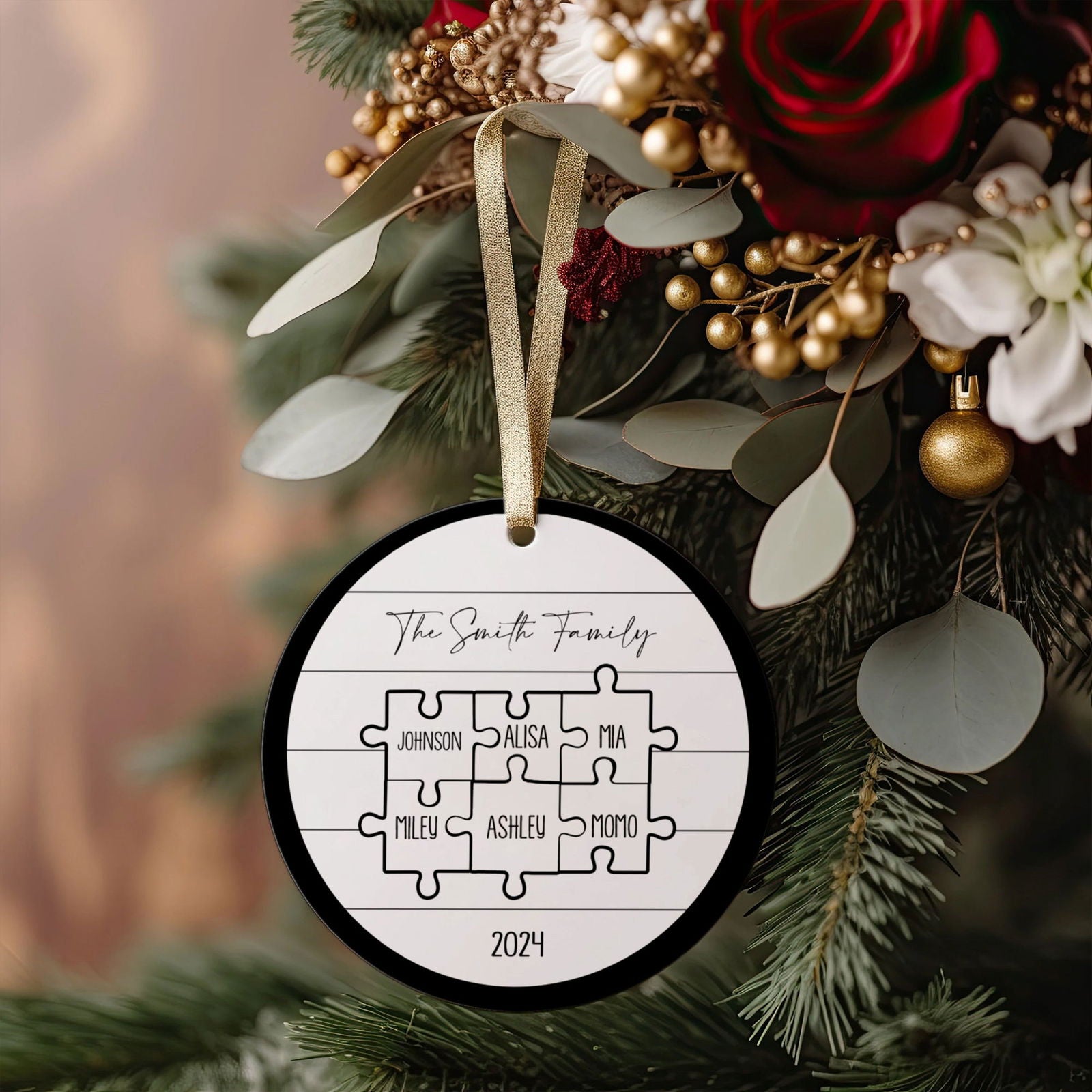 Custom Family Ornament, First Christmas Family Ornament CX01-28 - Kindlytoys