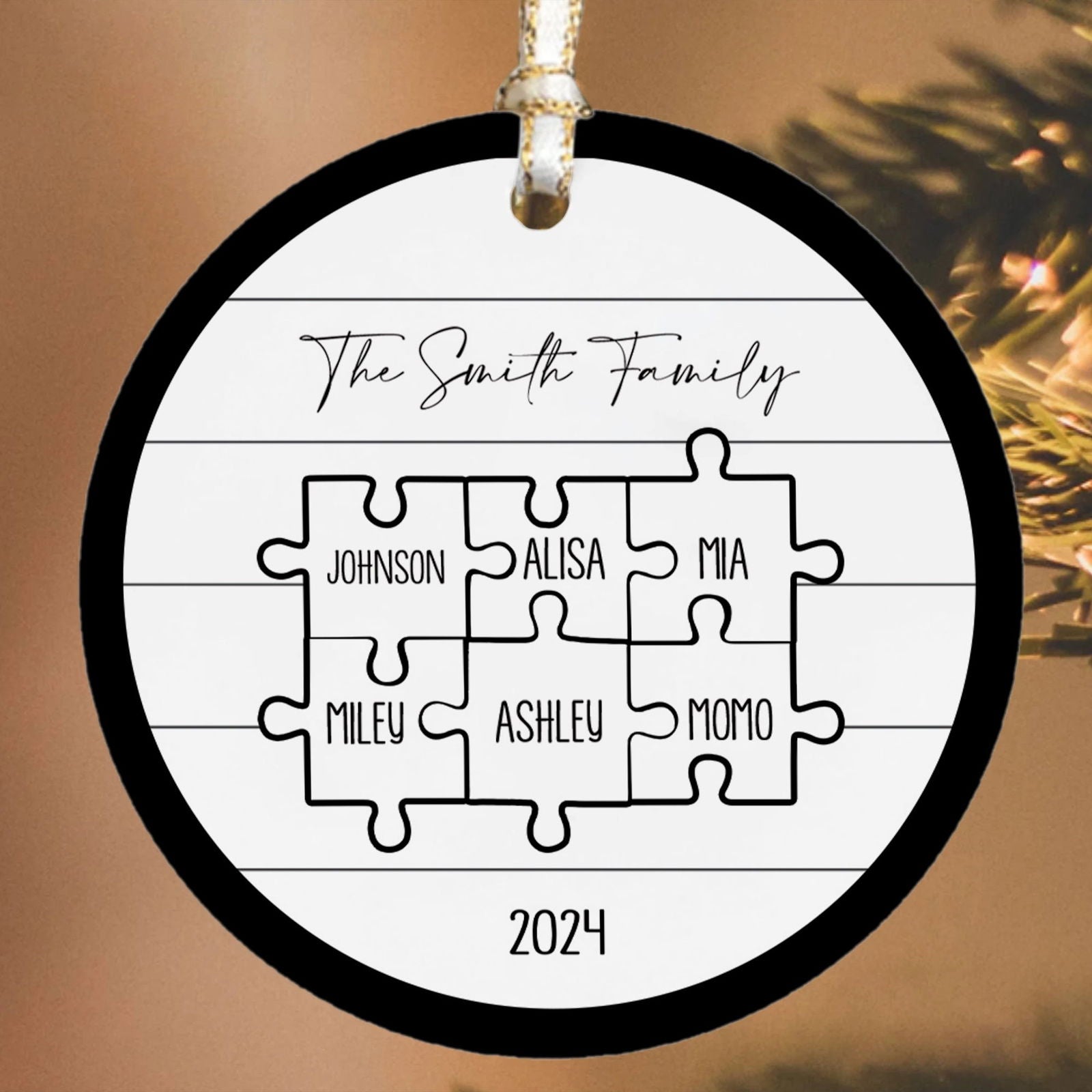 Custom Family Ornament, First Christmas Family Ornament CX01-28 - Kindlytoys