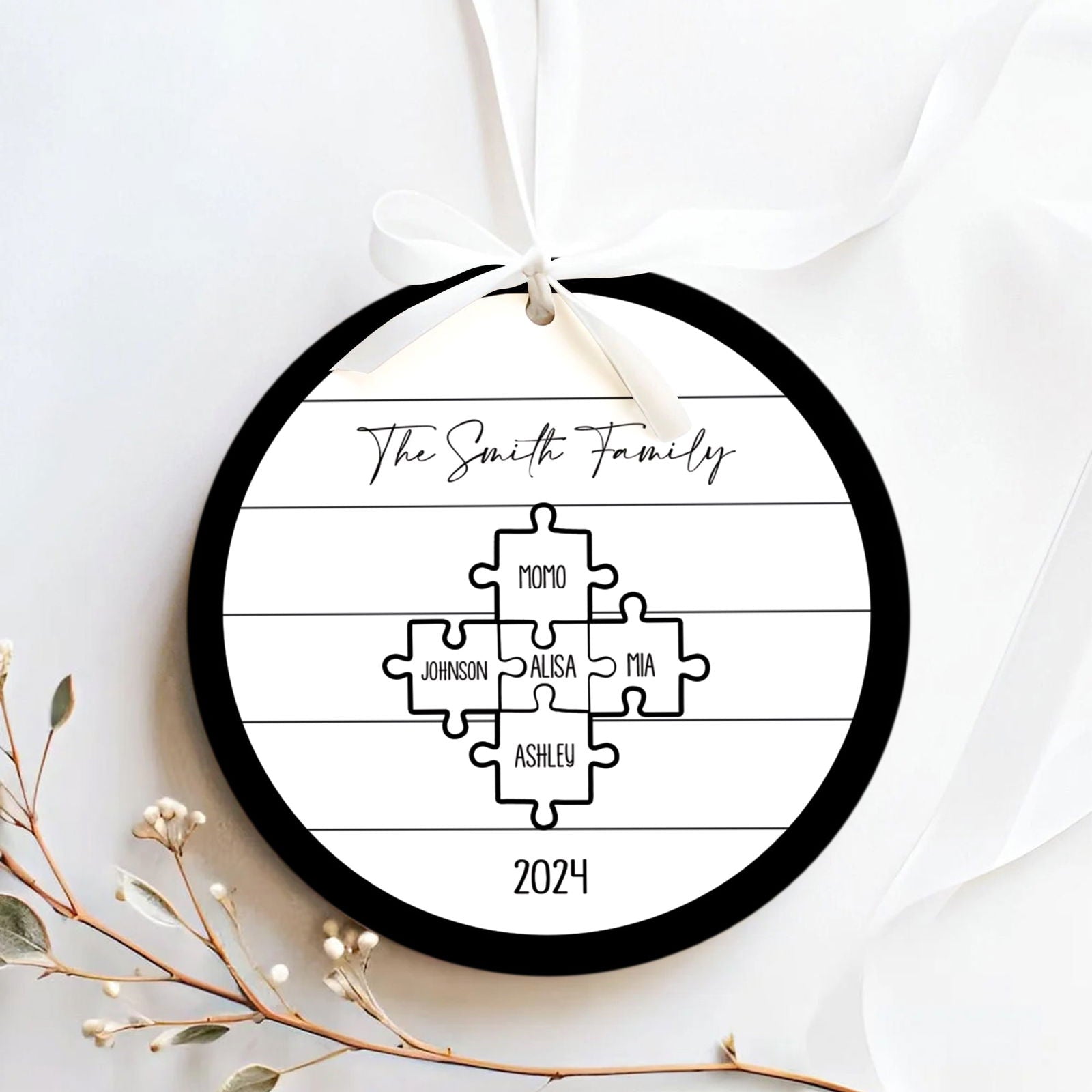 Custom Family Ornament, First Christmas Family Ornament CX01-28 - Kindlytoys