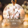 Custom Family Photo Ornament